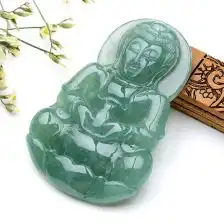 承德翡翠观音吊坠