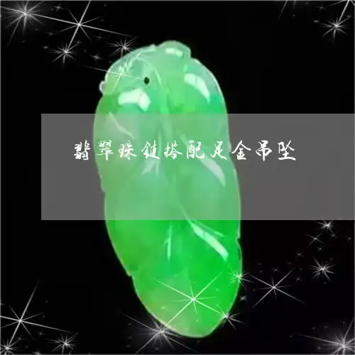 震惊翡翠珠链搭配足金吊坠翡翠珠链搭配足金吊坠好看吗本月推荐今日更新
