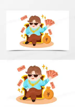 有钱炫富图片头像大全熊猫办公