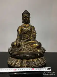 铜鎏金佛像,雕刻精湛,包浆浓厚,值得收藏