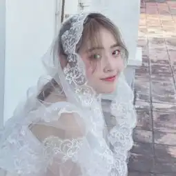 穿婚纱的女生唯美头像韩版伤感女生婚纱头像