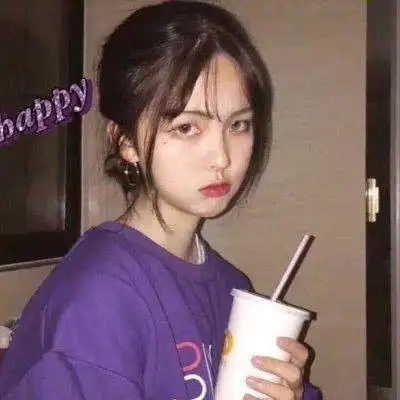 紫色头像女真人唯美紫色头像图片大全集