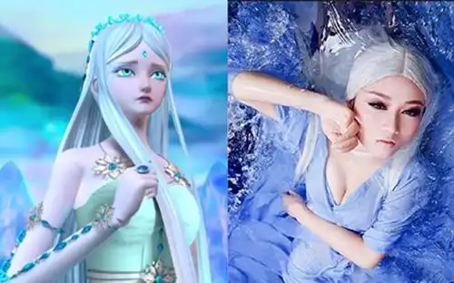 叶罗丽6位美女的cosplay神还原,冰公主好性感,菲灵是来搞笑的