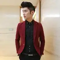 2020红色衣服男头像微信头像图片大全