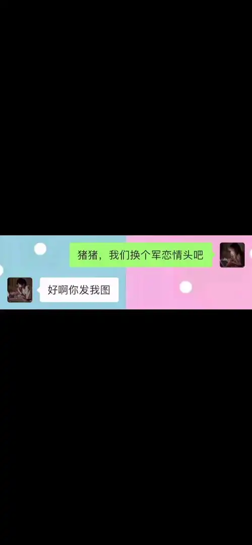 等你退伍那天我手捧鲜花接你回家表情包小可爱已上线聊天记录甜甜的恋爱