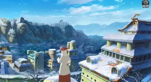 火影手游历代火影的站街图,都是凝视木叶村,唯独一人不同