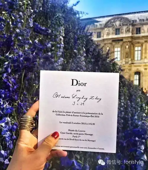 巴黎时装周dior2016春夏大秀景色甜美