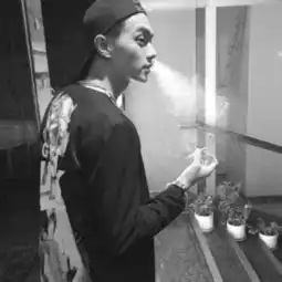 有没有那种全身或者半身的头像男的最好是背影的然后最好是戴那种嘻哈帽不戴也ok要比较洋气的