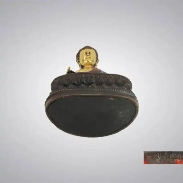深圳永乐精品佛像赏析鎏金红铜药师如来佛造像