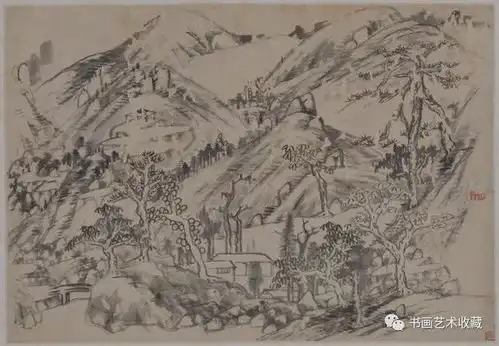 古书画董其昌八大山人三本图册