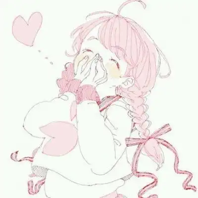粉色系动漫女头萌甜