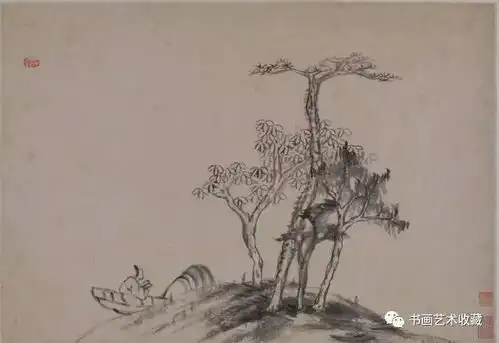 古书画欣赏董其昌八大山人三本图册