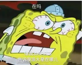 表情包我海绵宝宝就要破产了,求不要借钱给派大星了