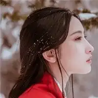 红色系女生头像霸气微信头像图片大全