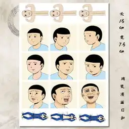 那些经典的表情的轮廓原型