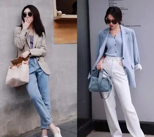 烈日炎炎要穿得清凉,熟女们都爱的浅色系搭配,简约却高级