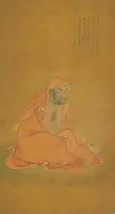 达摩像图轴