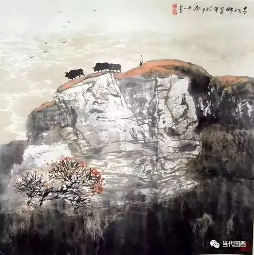 大气而灵动,白庚延水墨画欣赏