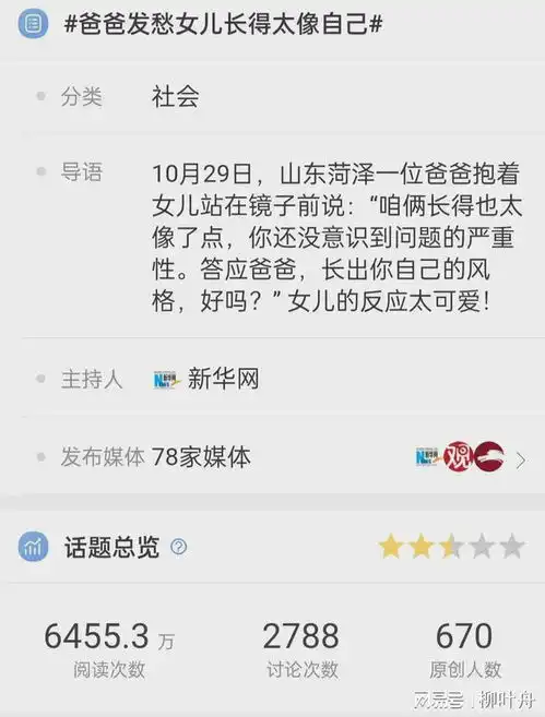 爸爸发愁女儿太像自己,问题很严重