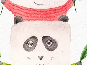 北欧水彩卡通动物无框画客厅照片墙挂画15图片下载卡通动漫装饰画大全现代简约装饰画编号16803090