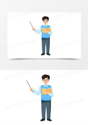 男老师卡通图片可爱大全熊猫办公
