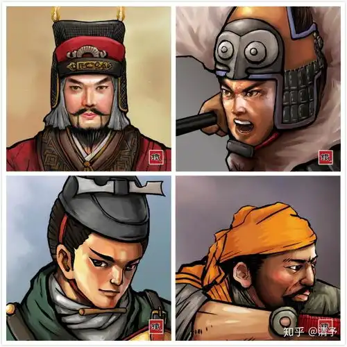 睿哥学画的黑历史最差劲的三国人物头像