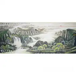 旭日东升山水画姜战平作品类别国画山水作品