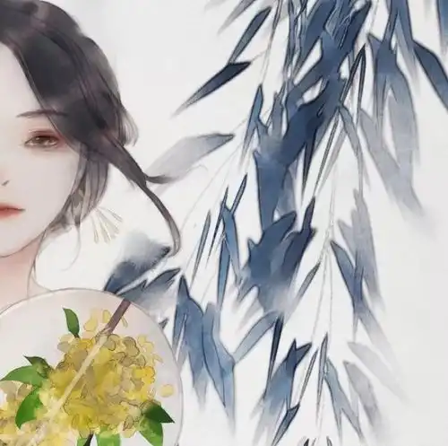 古风女生头像我兀自迷恋你一场,情不自禁喜欢上你