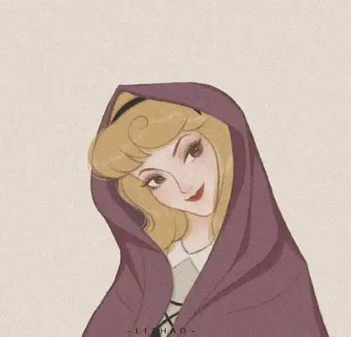 迪士尼公主唯美头像,花木兰很潇洒,爱丽儿侧脸很迷人