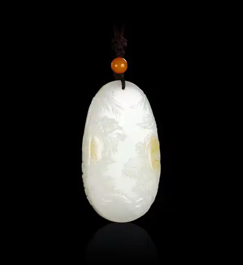 解读和田玉山水牌的寓意及象征意义探索中华文化的精髓与价值