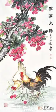 名家国画花鸟画家中装饰美美哒