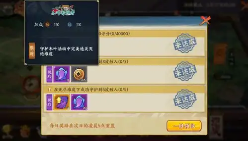 火影忍者忍者新世代守护木叶玩法攻略