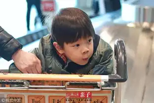 嗯哼坐行李车龇牙吐舌鬼马表情超可爱