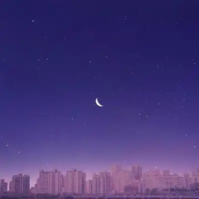 一组唯美卡通风景静物意境插画微信头像我要个性网