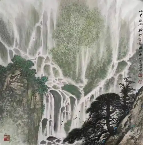 张平山水花鸟画丨师古人亦师造化,笔墨酣畅意趣横生