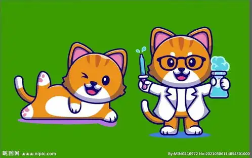 卡通橘猫图片