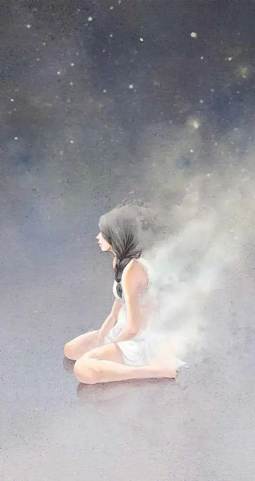 插画风景人物森系动漫,手绘水彩堆糖,美好生活研究所
