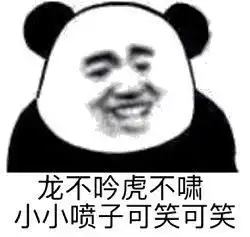熊猫头表情包天热脾气爆我不微笑你别闹