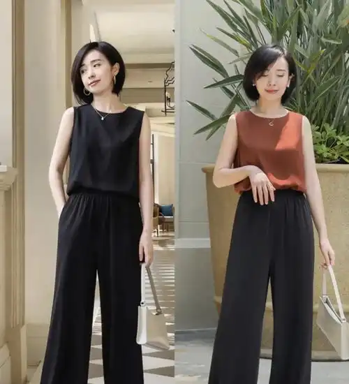 一条阔腿裤的穿搭灵感2大要素,3种单品搭配,这样穿时髦又百搭