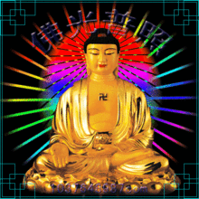 手机壁纸头像,动态佛像图,佛保佑我们安康如意,接福接财了