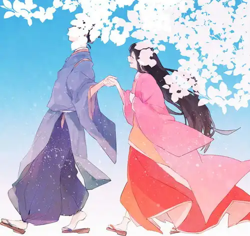 手绘插画小清新治愈系二次元唯美动漫堆糖,美好生活研究所
