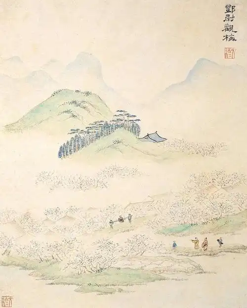 鉴赏阳春三月,赏文伯仁笔下的姑苏十景