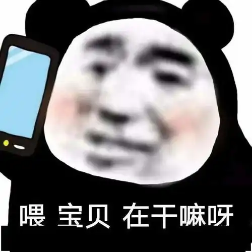 熊猫头表情包丨美女推了推墨镜
