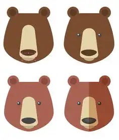 如何在adobeillustrator制作扁平化动物卡通头像