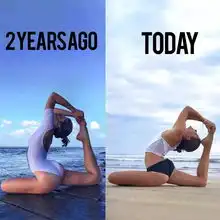 你觉得最难的体式,练了多长时间才做到