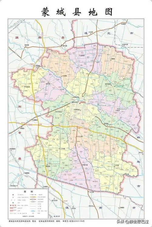 安徽省亳州市简介及下辖各区县地图分享