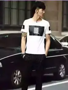 夏季男装经典搭配黑白配点缀你的激情