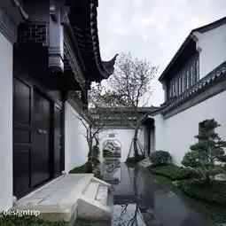 中式庭院庭院深深,空灵几许幽邃几许.......