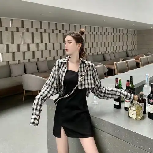 网红小个子穿搭高冷御姐轻熟风女装chic气质韩版时尚两件套装春装hdfs福卡商城