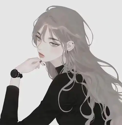 女生高清动漫ins头像高冷系黑暗系丧系酷的霸气超拽冷酷图片